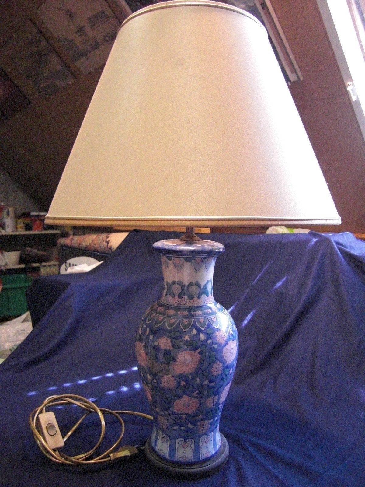 tafel lamp, Ophalen