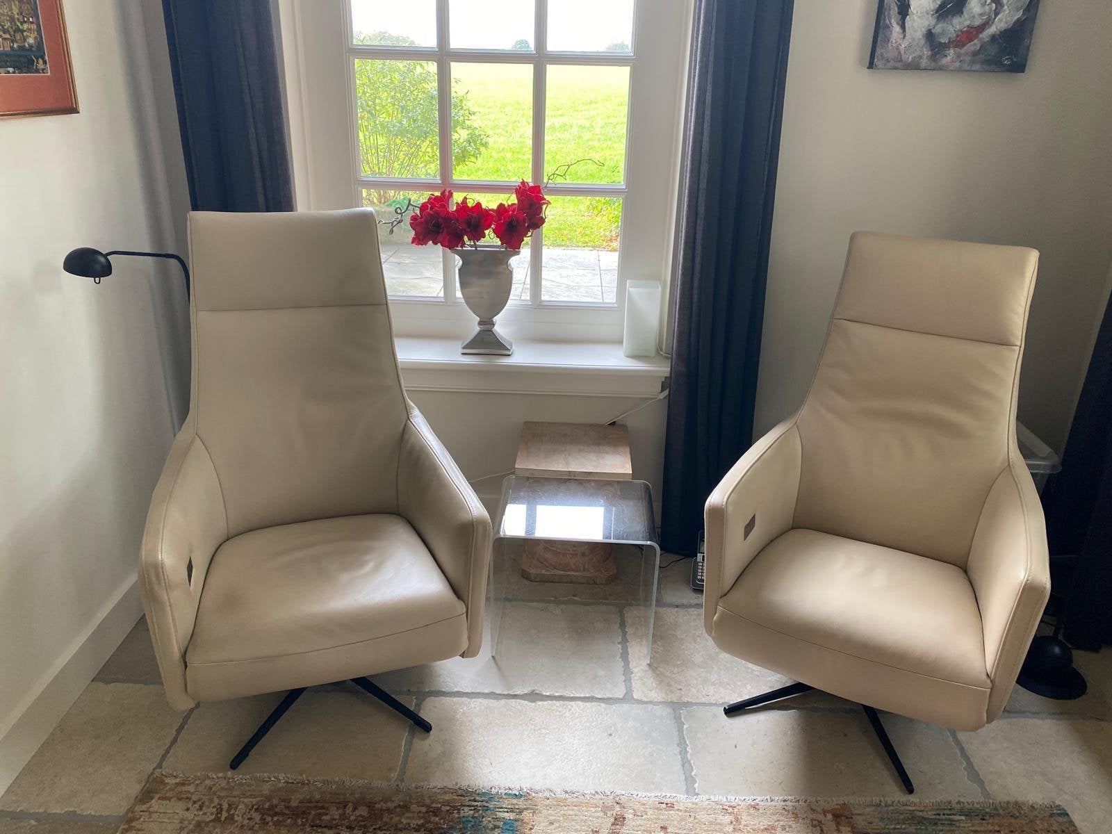 Relax fauteuil (Twentyfour), Huis en Inrichting, Fauteuils, Minder dan 75 cm, Leer, Ophalen of Verzenden, Zo goed als nieuw
