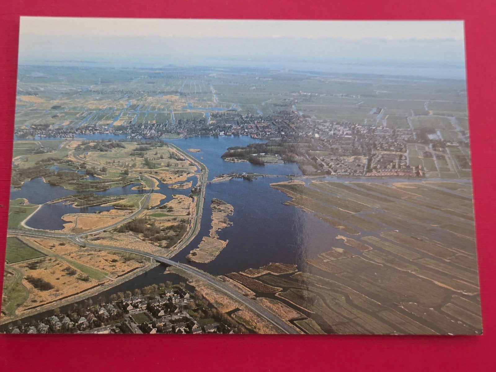 Landsmeer bij Oostzaan Panorama, Ophalen of Verzenden, 1960 tot 1980