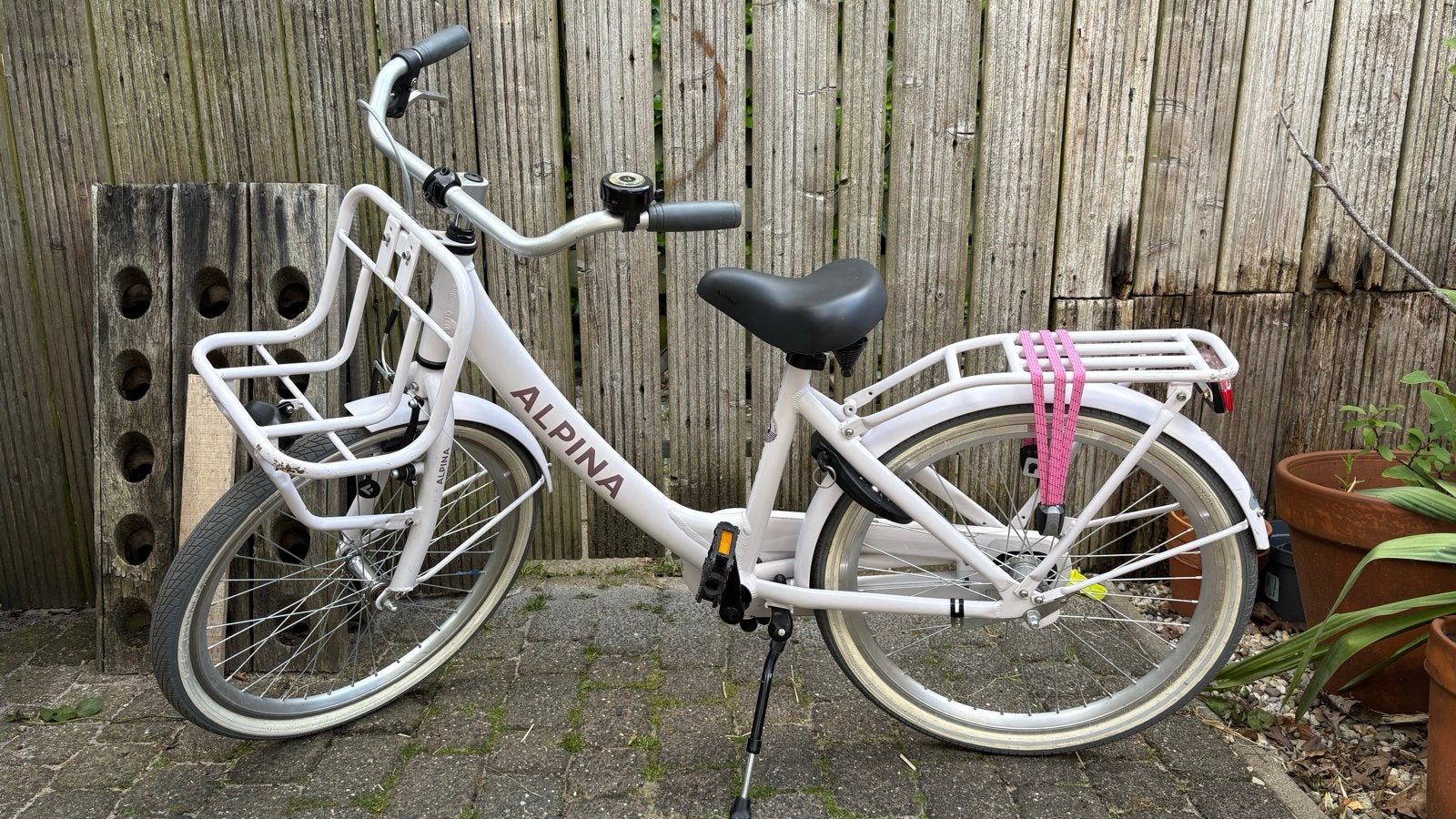 Alpina Clubb 20 inch meisjesfiets, Fietsen en Brommers, Ophalen, Gebruikt, Velgrem, Handrem