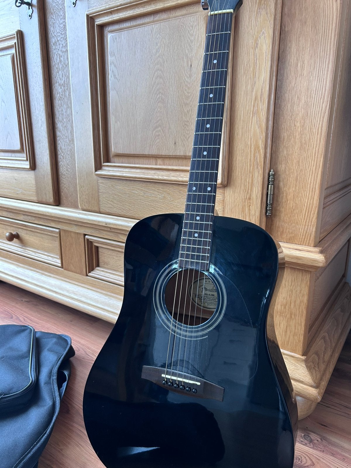 Fender DG-4/BK, Ophalen of Verzenden, Zo goed als nieuw, Western- of Steelstringgitaar