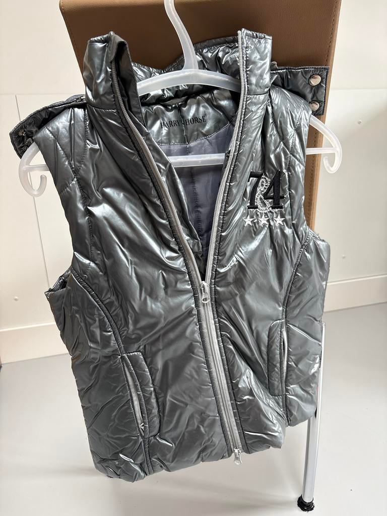 Harry's Horse Bodywarmer Zilver Maat 152, Ophalen of Verzenden, Zo goed als nieuw, Meisje, Jas