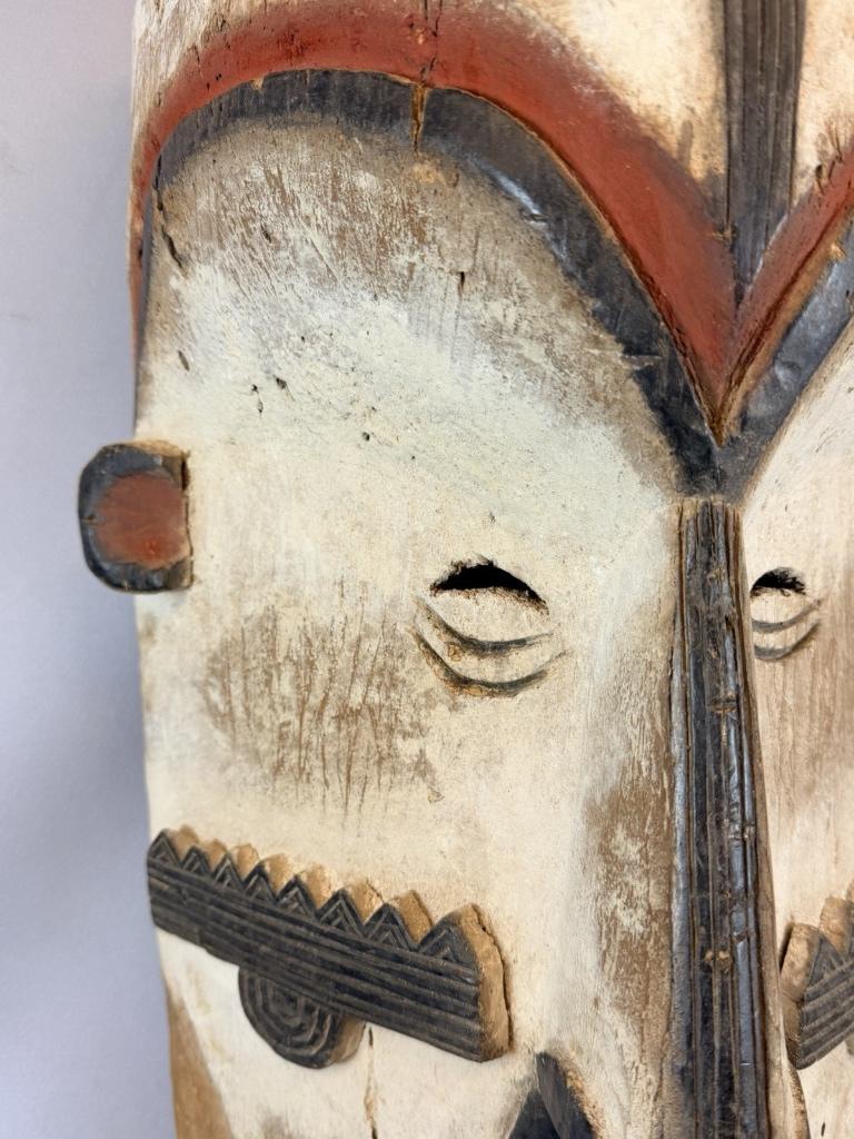 260430 Antiek Groot Afrikaans Kota masker uit Gabon., Ophalen of Verzenden
