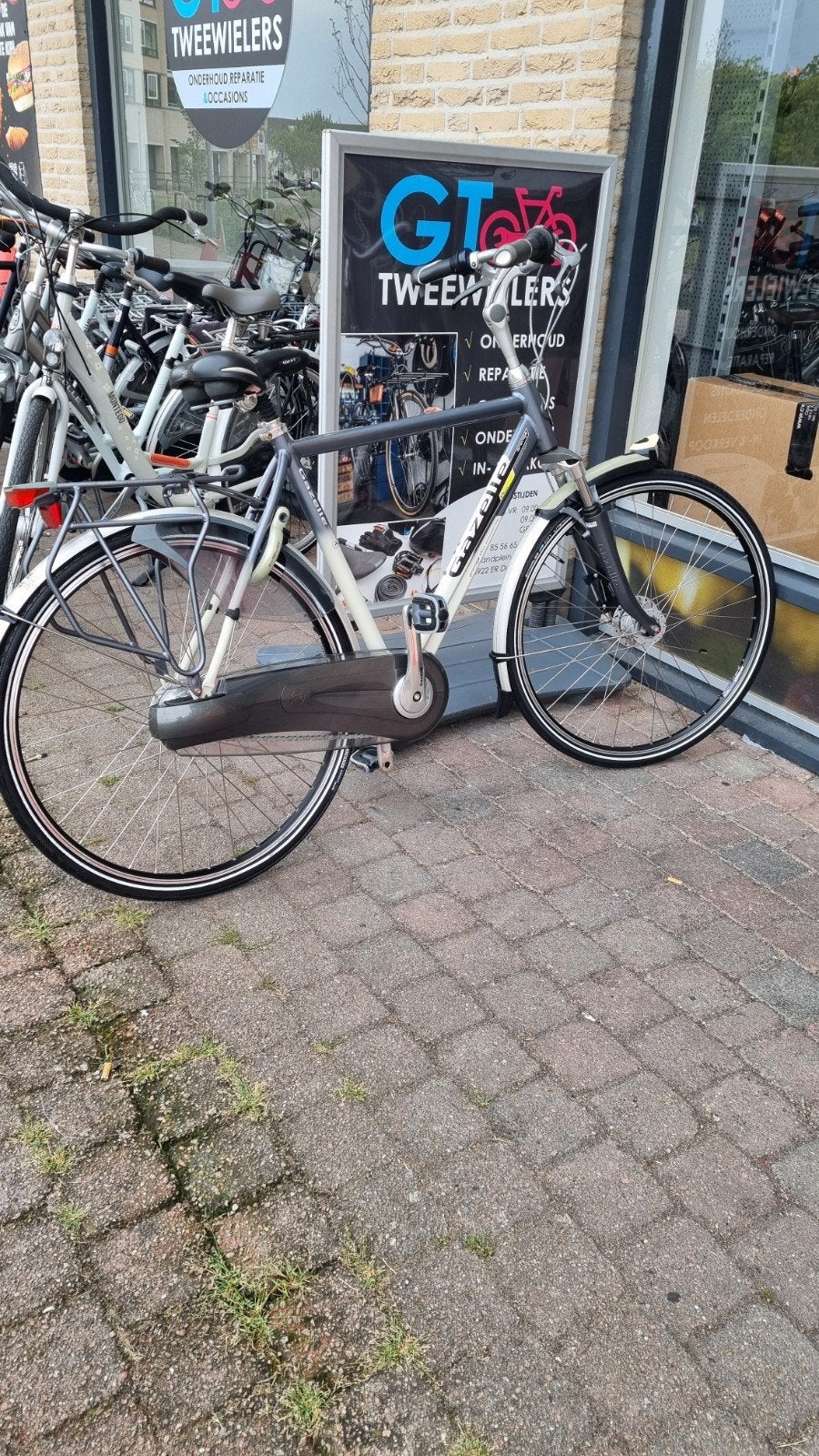 te koop  Gazelle orange plus, Fietsen en Brommers, Fietsen | Heren | Herenfietsen, Ophalen, Versnellingen, Zo goed als nieuw, 57 tot 61 cm