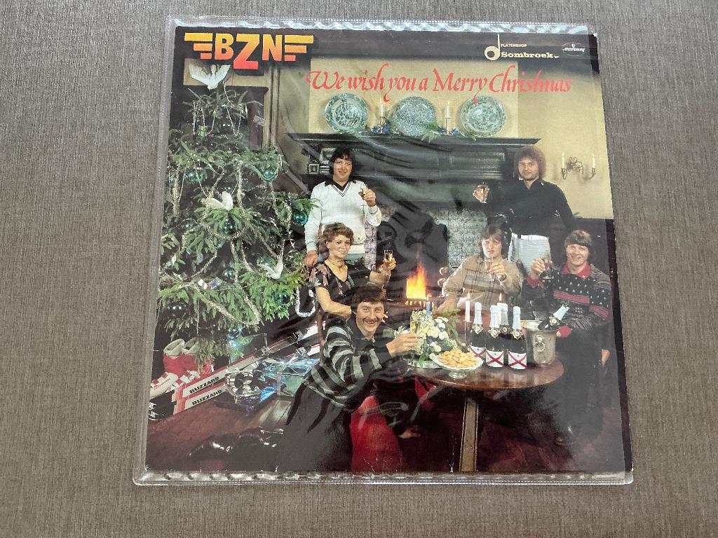 Lp BZN we wish you a merry cristmas, Ophalen, Gebruikt, 12 inch
