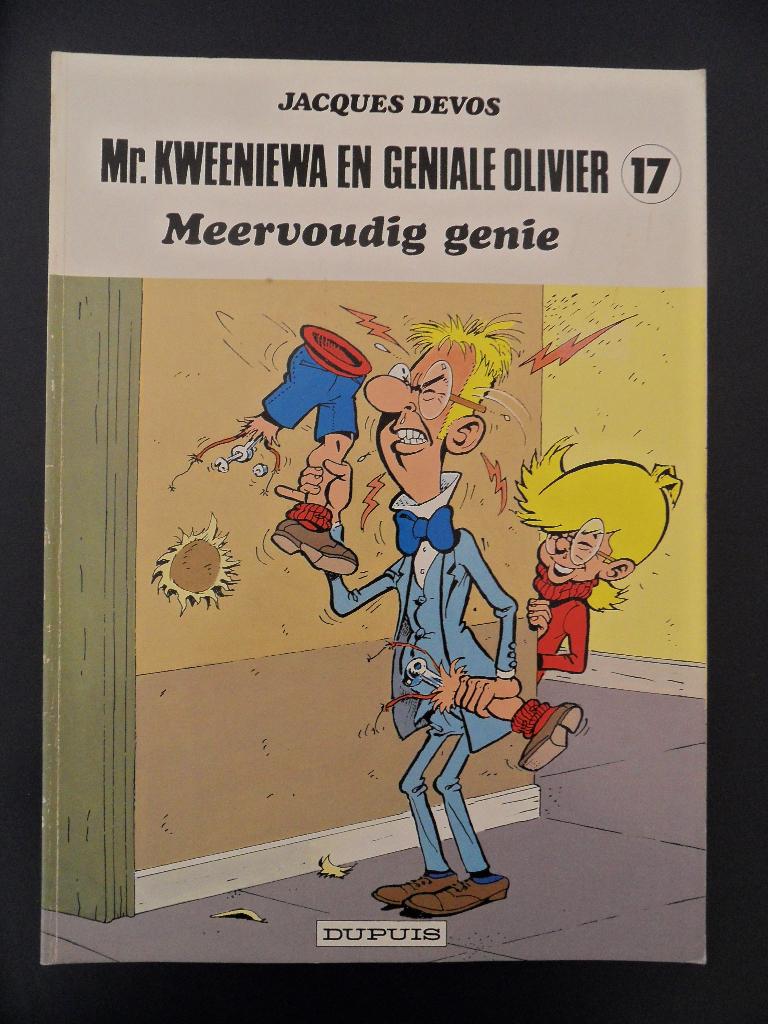 Mr Kweeniewa en geniale Olivier. Nr 17 Meervoudig Genie., Boeken, Eén stripboek, Ophalen of Verzenden, Gelezen