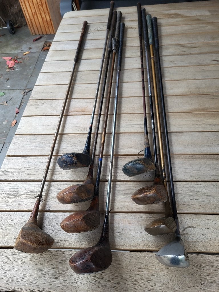 Vintage Golfclubs / Persimmon Woods – Verzameling Golfclubs, Ophalen
