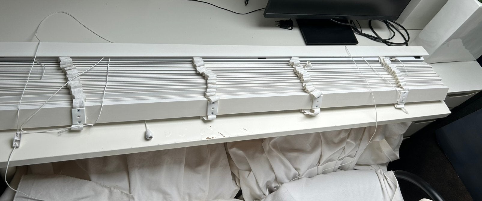 Houten jalouzie 140 cm breed, Ophalen, Zo goed als nieuw