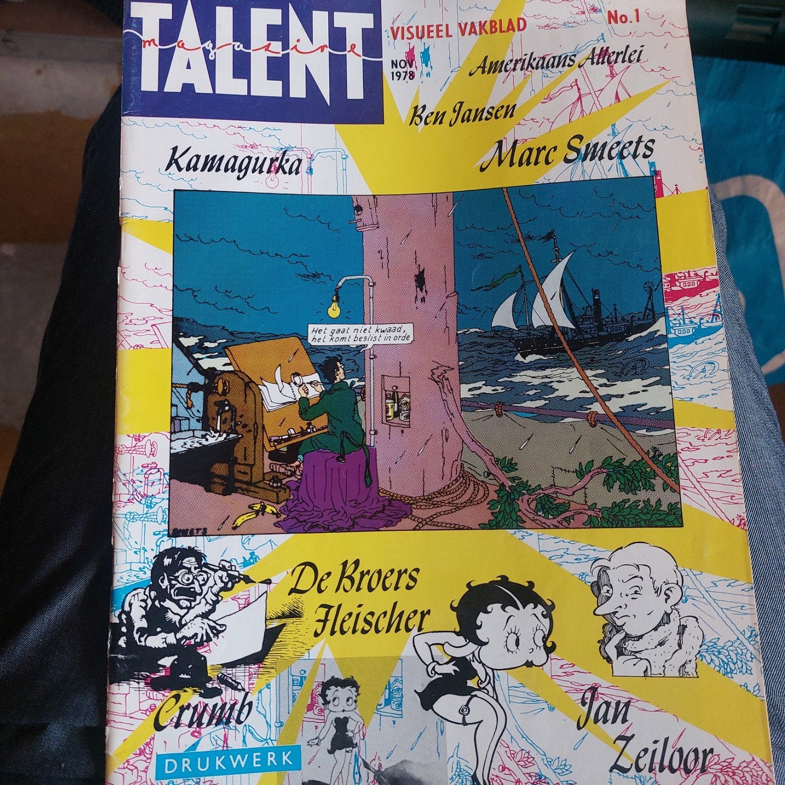 Talent Magazine No. 1 - Visueel Vakblad Nov 1978, Ophalen of Verzenden