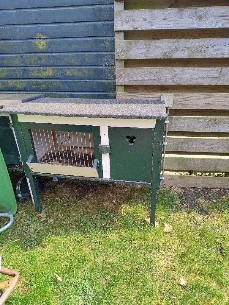 konijnenhok, Dieren en Toebehoren, Knaagdieren en Konijnen | Hokken en Kooien, Ophalen, Zo goed als nieuw, 90 cm of meer, Konijn
