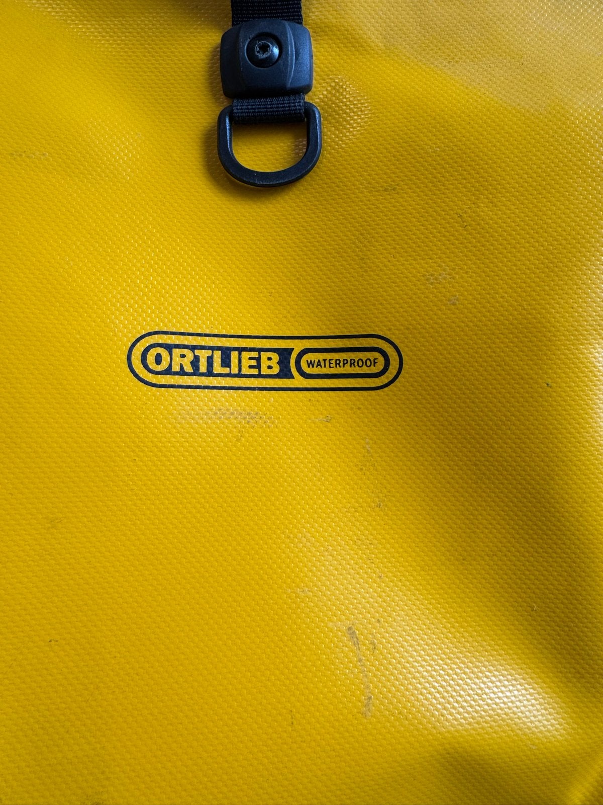 Ortlieb Waterproof Fietstassen – Geel (Set van 2 x 20L), Ophalen, Gebruikt, Overige typen, Kunststof