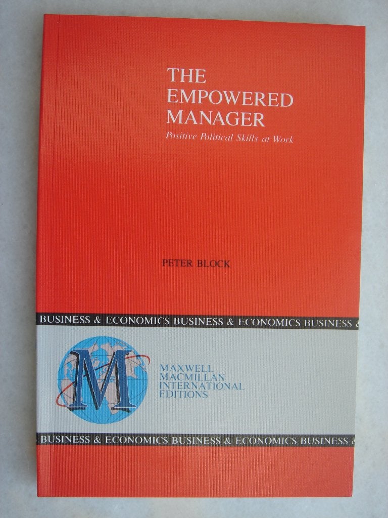 The Empowered manager – Peter Block , Ophalen of Verzenden, Zo goed als nieuw, Management, Peter Block