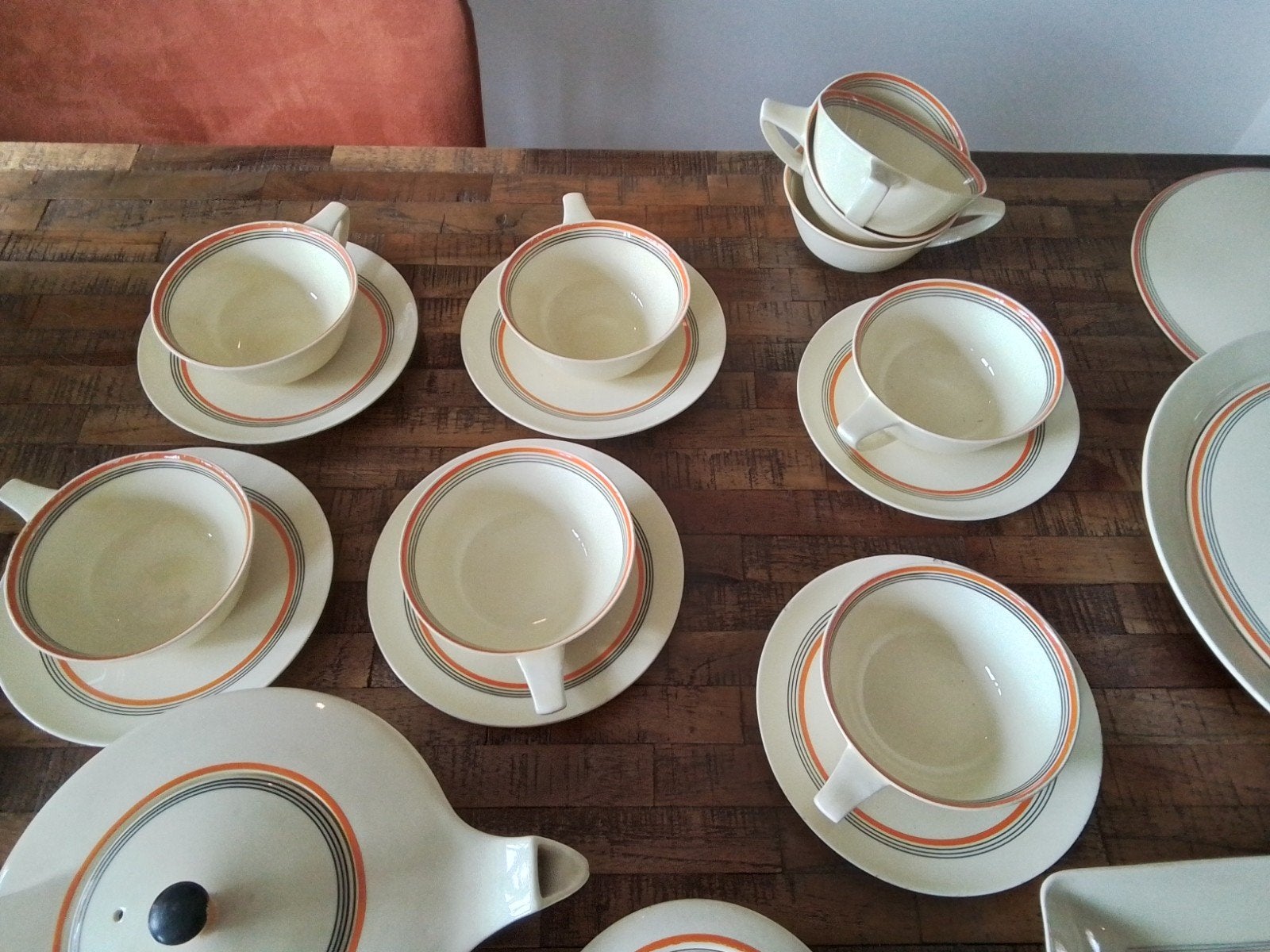 Vintage Maastricht Ineke servies - 24-delig, Antiek en Kunst, Ophalen of Verzenden