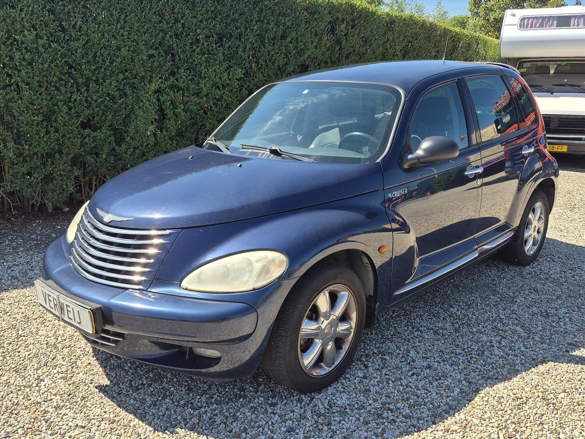 CHRYSLER PT Cruiser 2.4L 16V Limited | Airco | Cruise | CV |, Auto's, Chrysler, 450 kg, Gebruikt, Zwart, Blauw