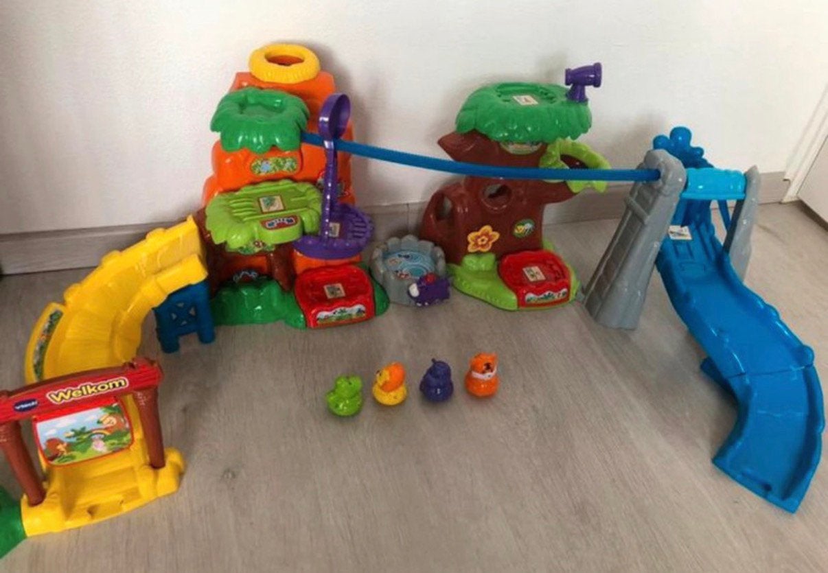Zoef zoef dieren avonturen jungle nieuw, Kinderen en Baby's, Speelgoed | Vtech, Ophalen of Verzenden, Zo goed als nieuw, 6 maanden tot 2 jaar