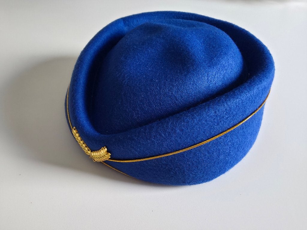 Stewardess hoedje, Maat 38/40 (M), Nieuw, Ophalen of Verzenden, Overige thema's