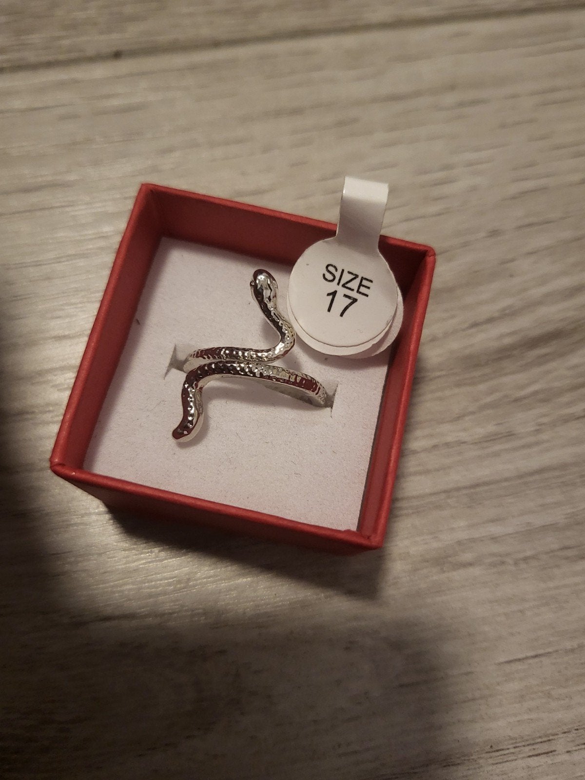 Nieuwe Slangenring - Maat 17, Sieraden, Tassen en Uiterlijk, Overige materialen, Nieuw, Ophalen of Verzenden, 17 tot 18