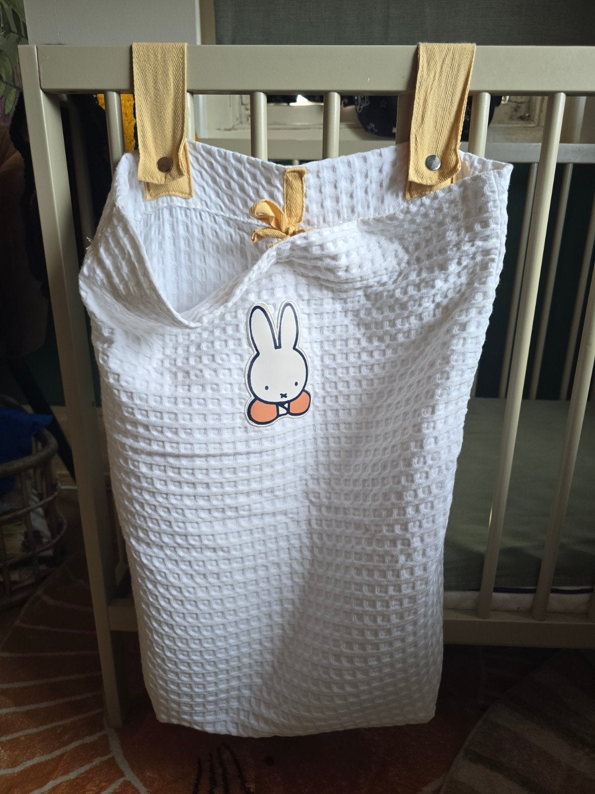 Nijntje Miffy wafelstof opbergzak voor ledikant/box, Ophalen of Verzenden, Nieuw