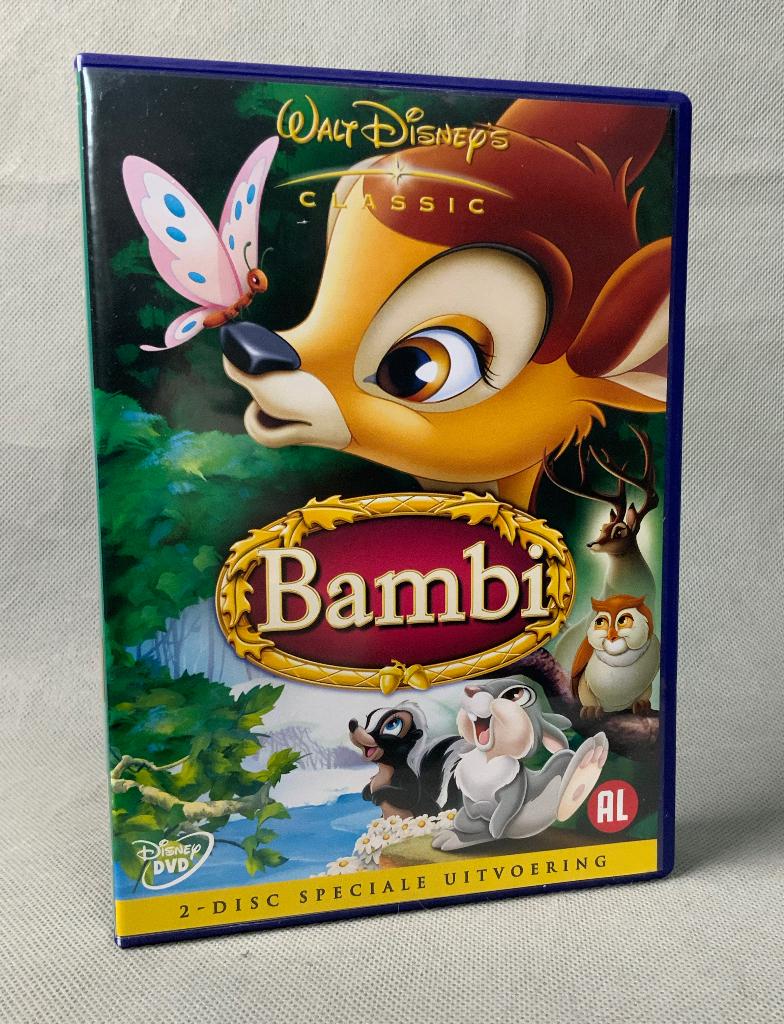 2 DVD special editie Walt Disney Klassieker Bambi, Europees, Tekenfilm, Alle leeftijden, Ophalen of Verzenden
