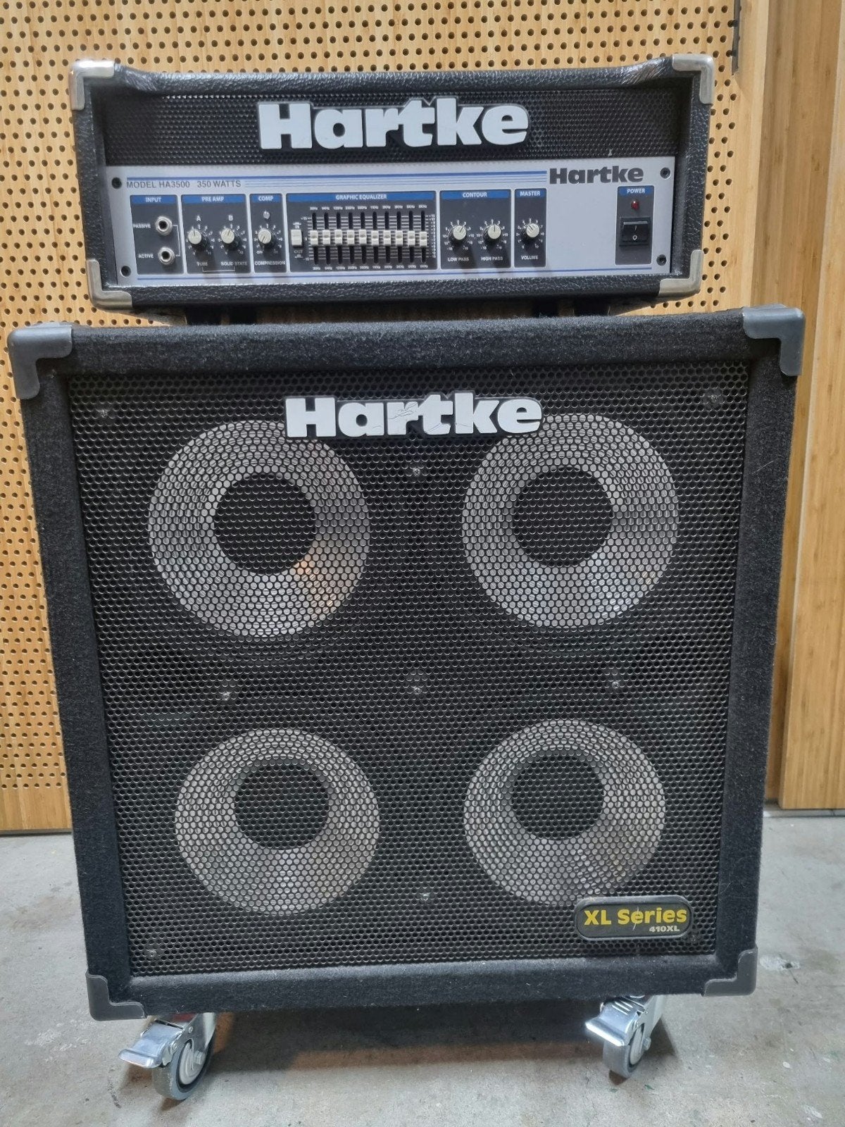 Hartke HA3500 Basversterker, Ophalen, Gebruikt, Basgitaar, 100 watt of meer