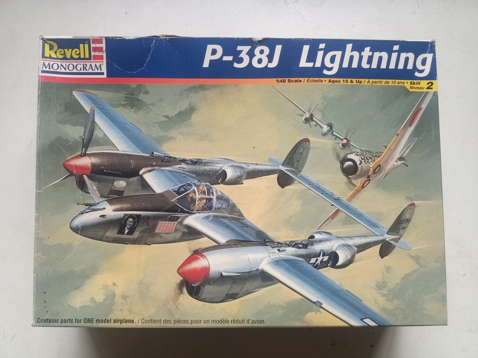 Revell Monogram 1/48  P-38J Lightning, 1:72 tot 1:144, Revell, Nieuw, Ophalen of Verzenden