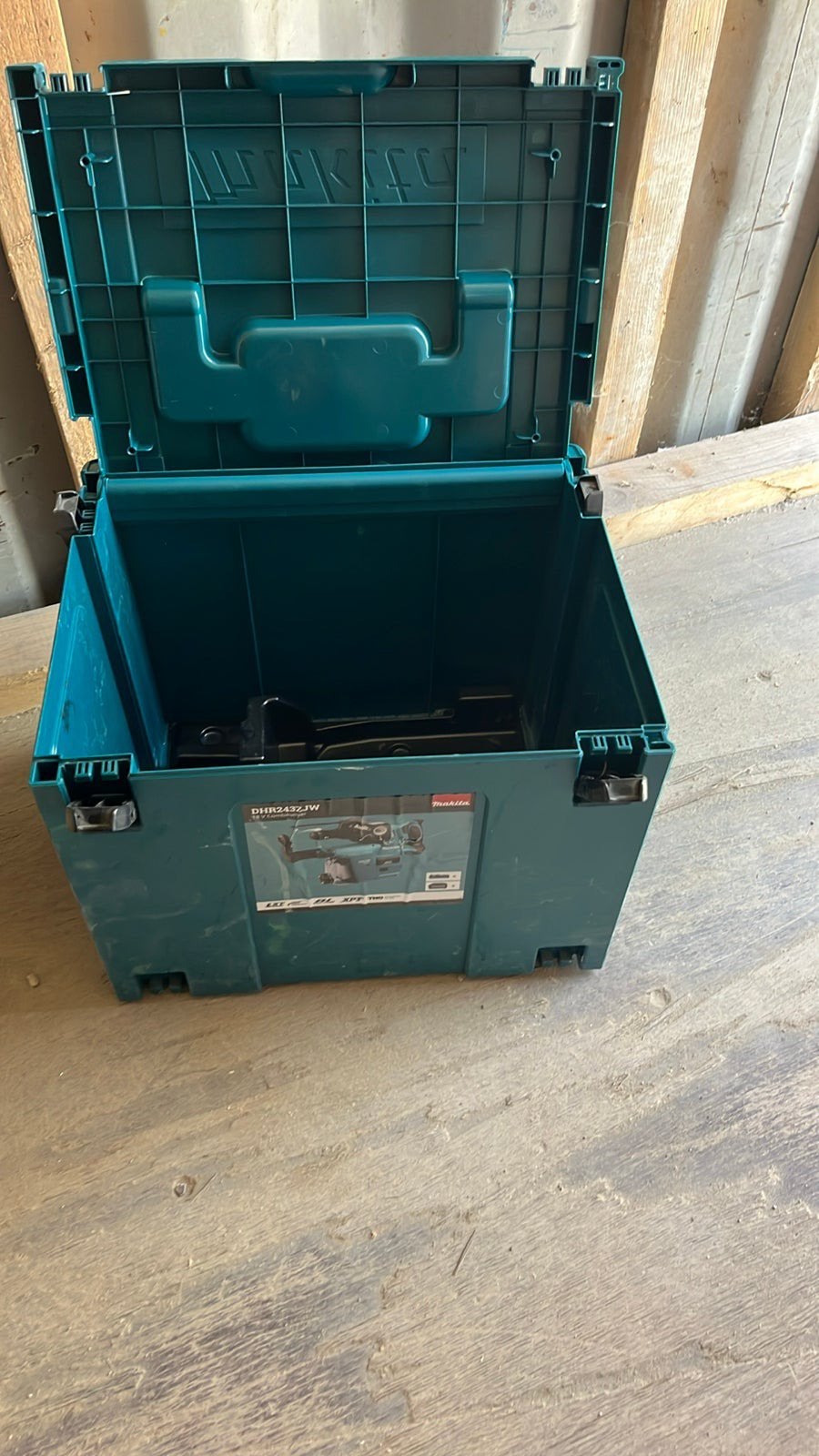 Makita doos, Ophalen, Zo goed als nieuw