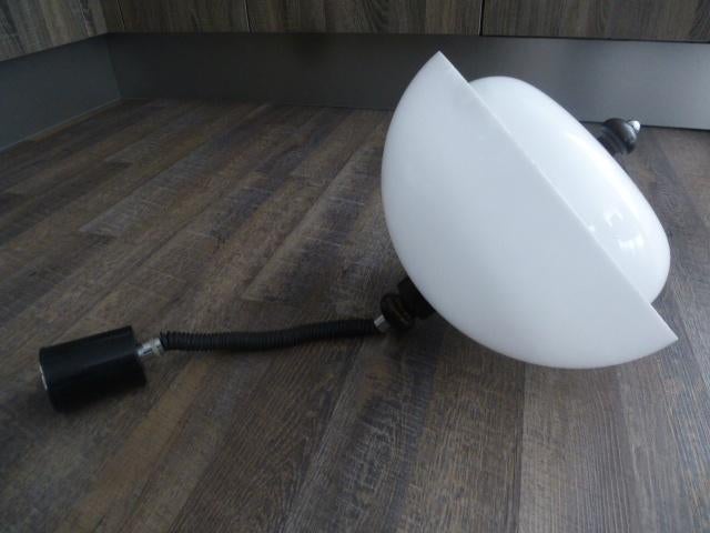 witte mushroom paddenstoel hanglamp, Ophalen, Gebruikt, Metaal, Minder dan 50 cm