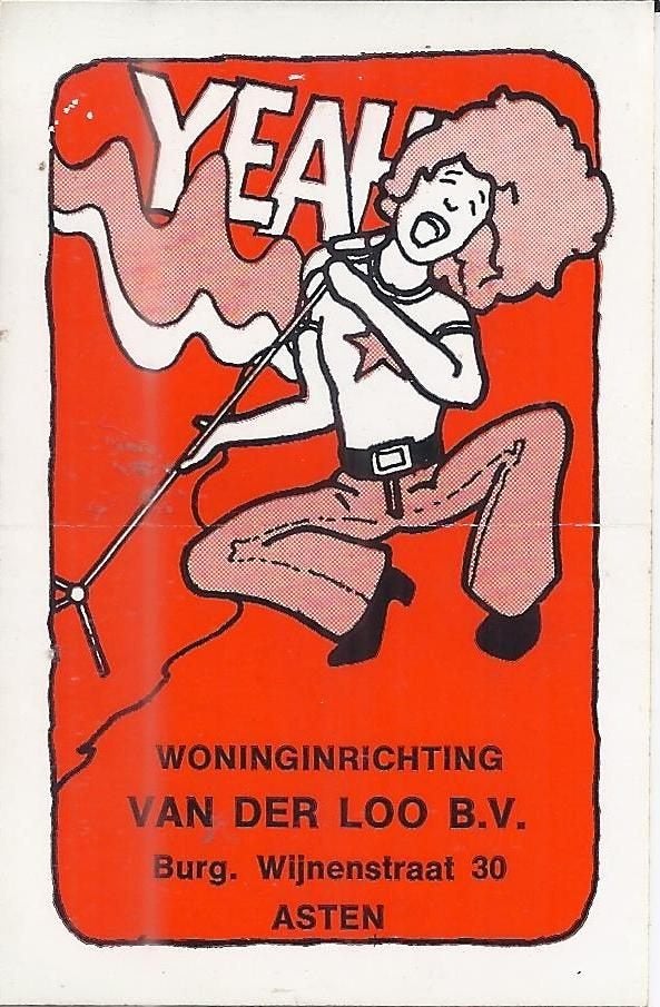 So225 sticker woninginrichting van der loo bv asten, Ophalen of Verzenden, Zo goed als nieuw, Bedrijf of Vereniging