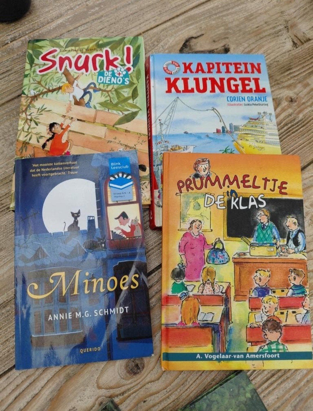 Kinderboeken: Snurk!, Minoes, Kapitein Klungel, Prummeltje, Boeken, Ophalen of Verzenden, Gelezen