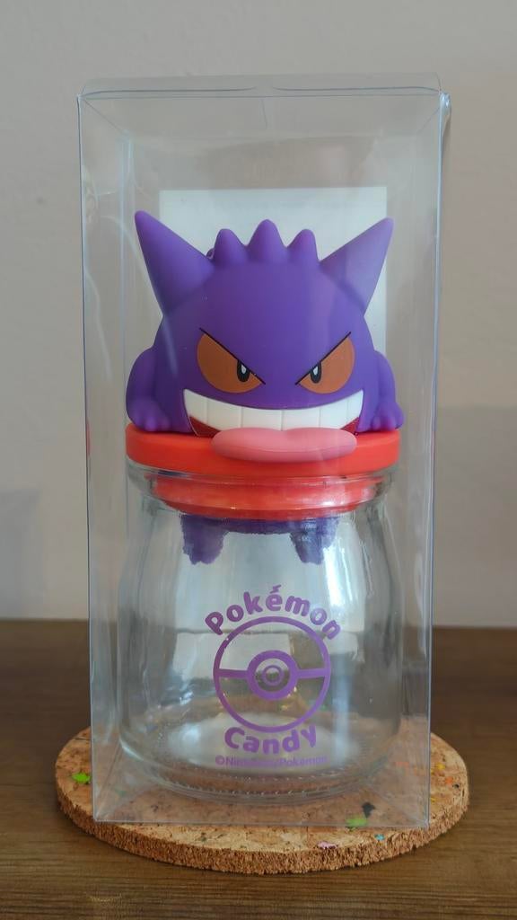 Pokemon Gengar Glass Display Figurine Jar *good as NEW*, Verzamelen, Poppetjes en Figuurtjes, Ophalen of Verzenden, Nieuw