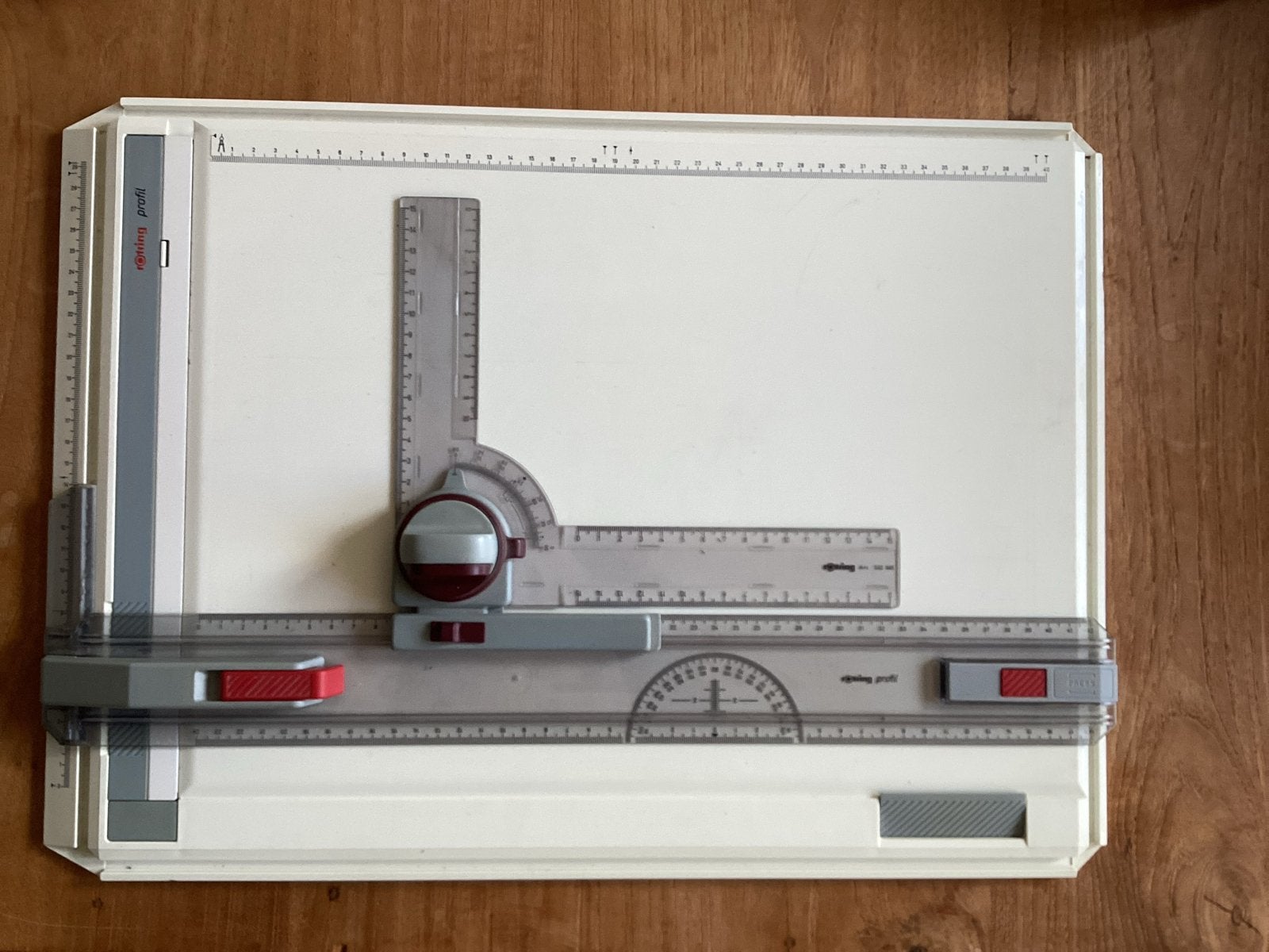Rotring Profi Tekentafel A3 met parallelle liniaal, Ophalen of Verzenden, Gebruikt, Minder dan 130 cm