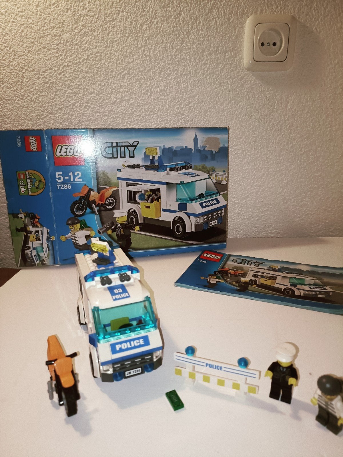 Lego 7286 met doos en handleiding, Kinderen en Baby's, Speelgoed | Duplo en Lego, City, Lego, Ophalen of Verzenden, Zo goed als nieuw