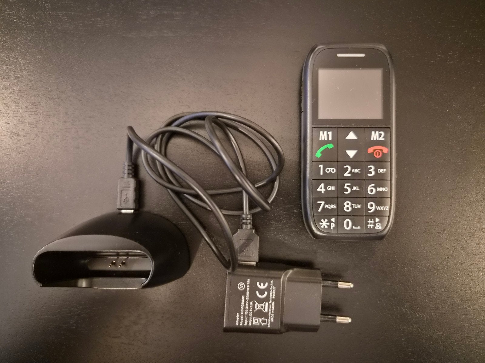 Fysic Seniorentelefoon met oplaadstation, Ophalen, Zo goed als nieuw