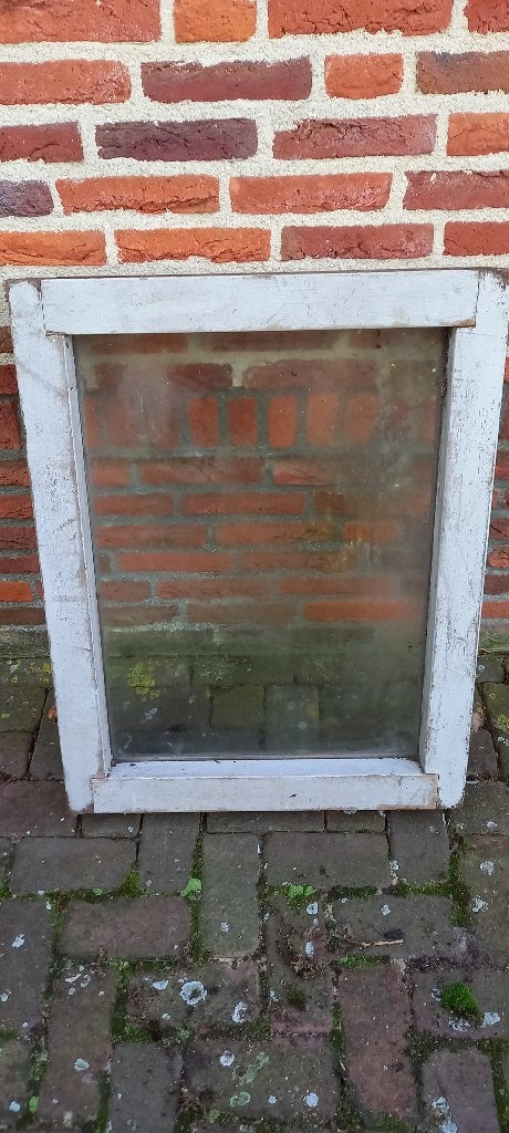 kozijn , raamkozijn , hardhout, Raamkozijn, Inclusief glas, 75 tot 150 cm, Hout