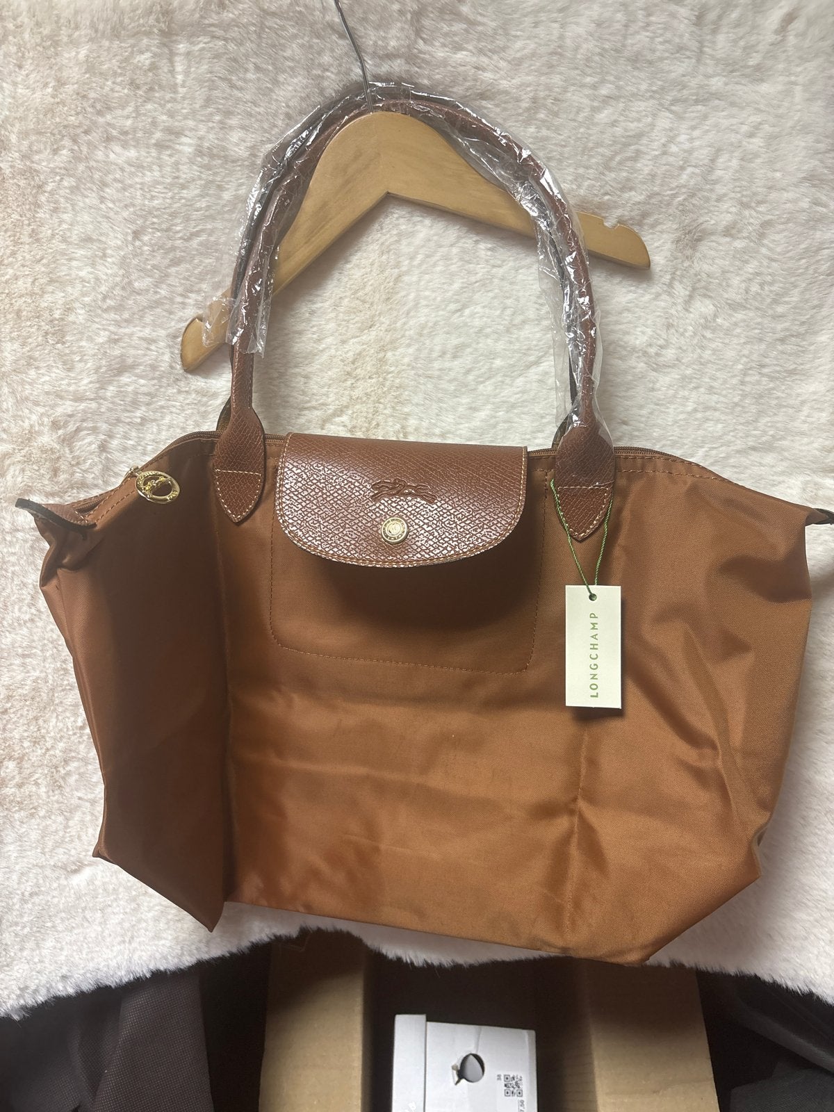 Nieuwe Longchamp Le Pliage Handtas - Bruin, Ophalen of Verzenden, Nieuw, Bruin, Handtas