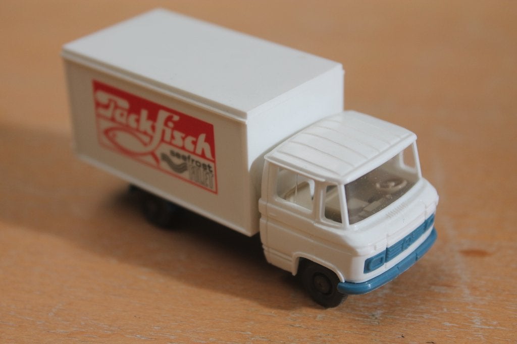 Mercedes bakwagen L 608 van Wiking, Ophalen of Verzenden, Zo goed als nieuw, Bus of Vrachtwagen, Wiking