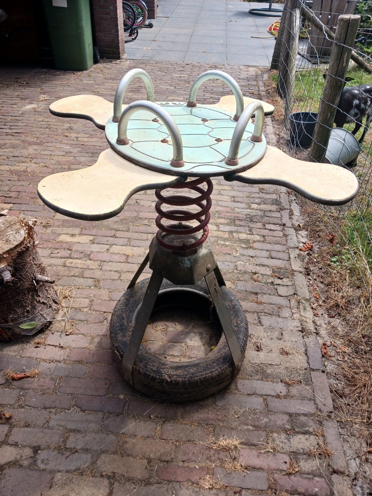 Gebruikte wipkip schildpad voor speeltuin, Kinderen en Baby's, Ophalen, Gebruikt, Overige typen