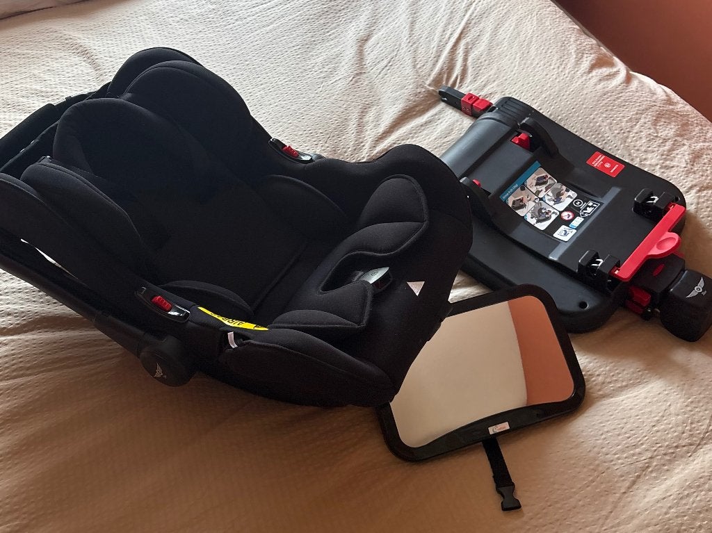 Sleeworld autostoel/maxi cosi, isofix en spiegel, Kinderen en Baby's, Autostoeltjes, Ophalen of Verzenden, Zo goed als nieuw, Isofix