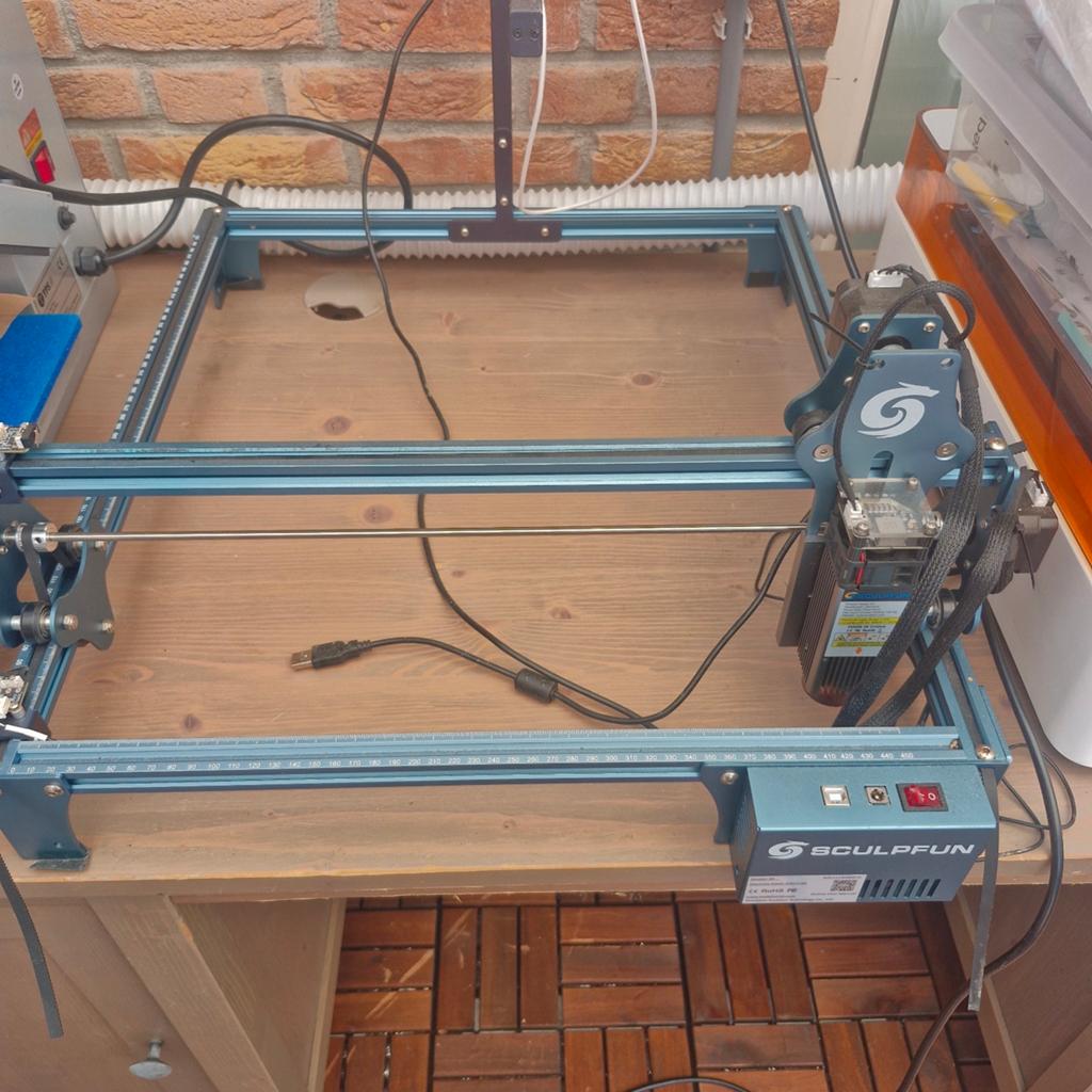 SCULPFUN S9 Lasergraveermachine - 5.5W Laser, Ophalen of Verzenden