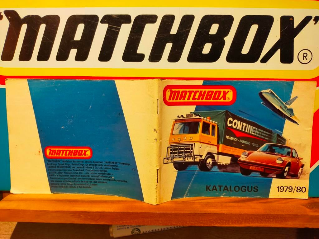 Lesney Matchbox Katalogus 1979/80, Gelezen, Lesney Products & Co. Ltd., Ophalen of Verzenden, Catalogus