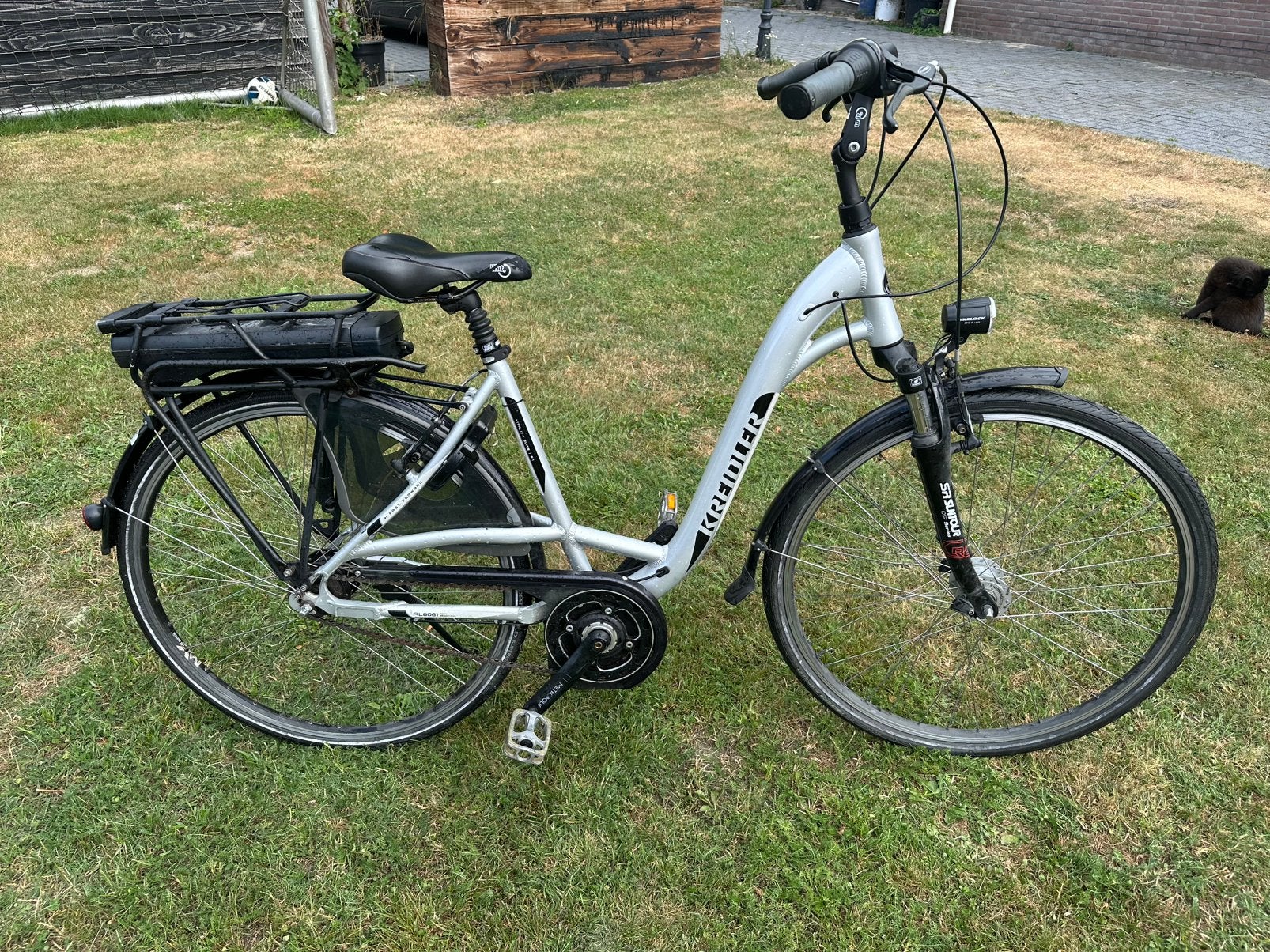 Elektrische fiets met Bosch middenmotor, 47 tot 51 cm, Ophalen, Gebruikt, Overige merken