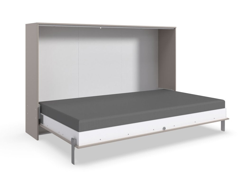 Juist opklapbed horizontaal - 120x200 - Taupe, Niet ingevuld, Niet ingevuld, Niet ingevuld