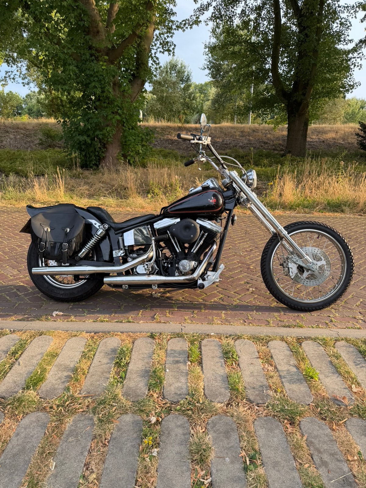 Unieke Harley Davidson Softtail Legend Evo chopper custom, Motoren, Motoren | Harley-Davidson, Particulier, Chopper, 2 cilinders