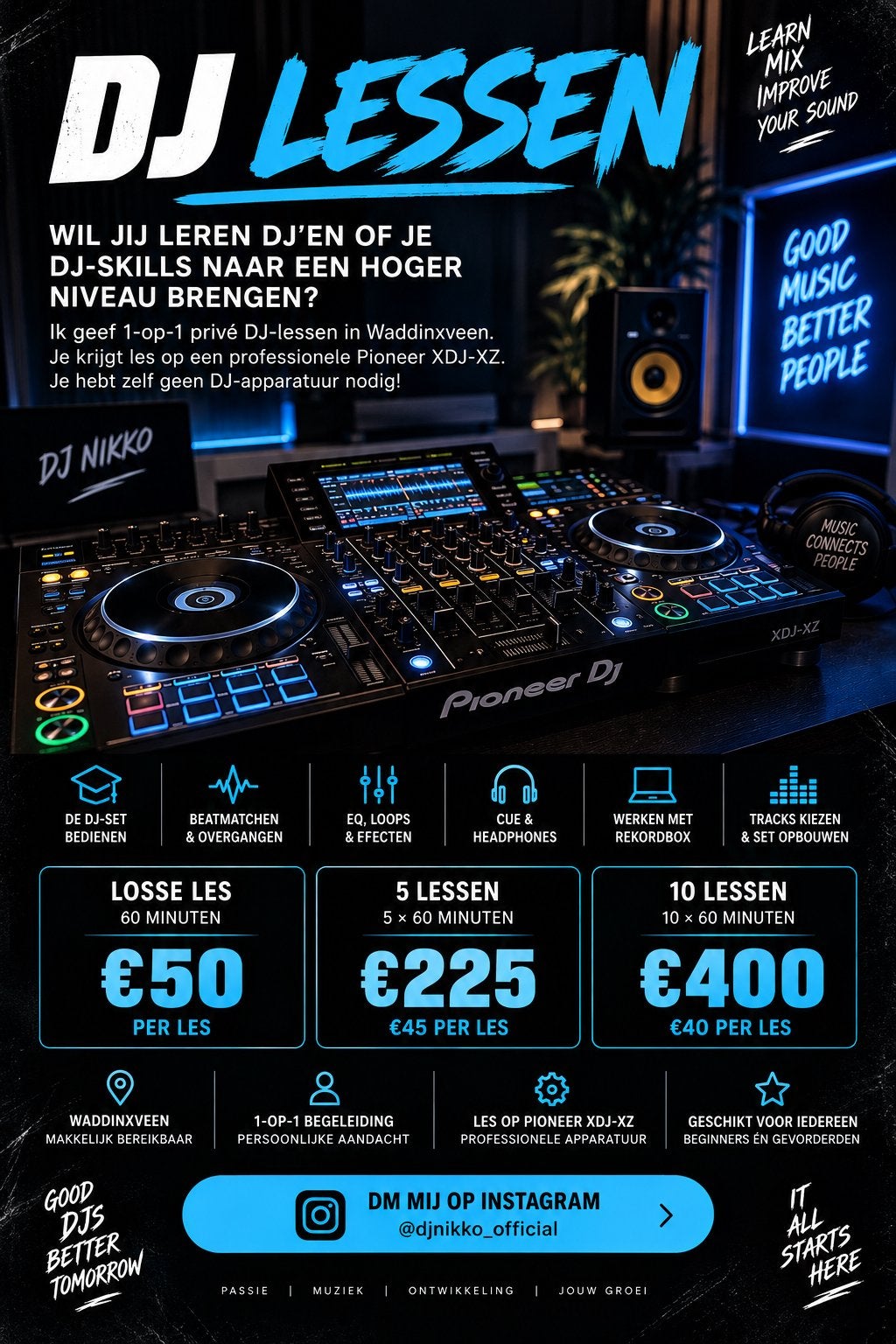 DJ LESSEN, Ophalen of Verzenden, Nieuw, Dj-set, Pioneer