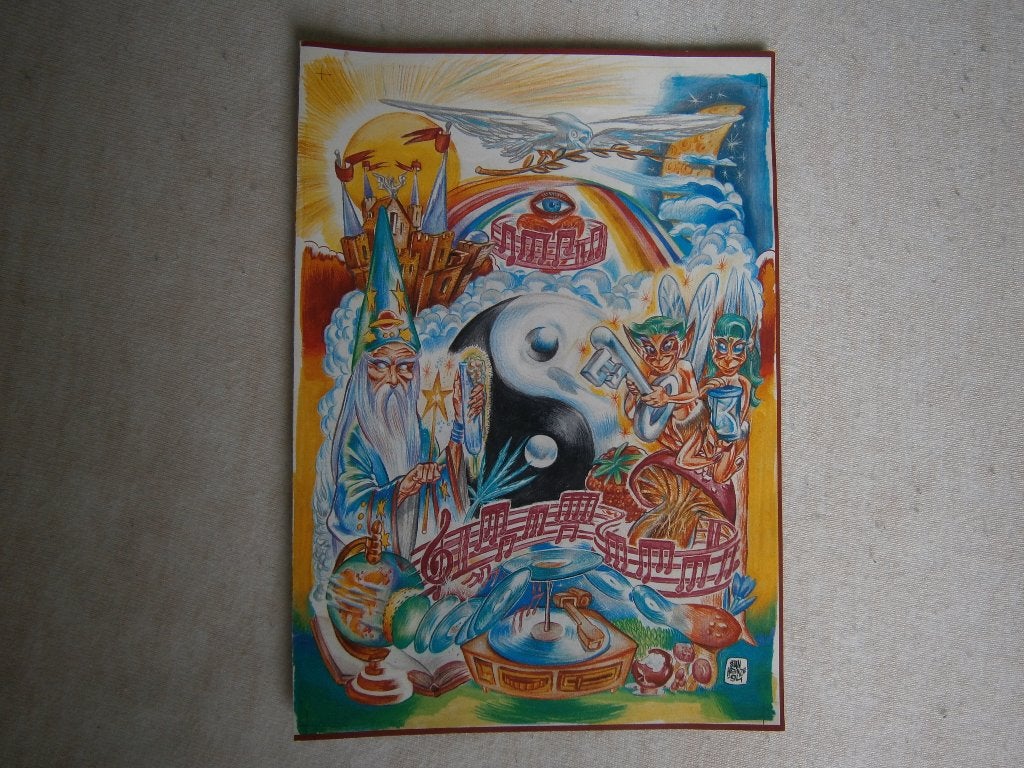 "Fairy Land" - Gashouder Amsterdam - 15 Oktober 1994. Flyer, Verzamelen, Posters, Ophalen, A4 of kleiner, Rechthoekig Liggend