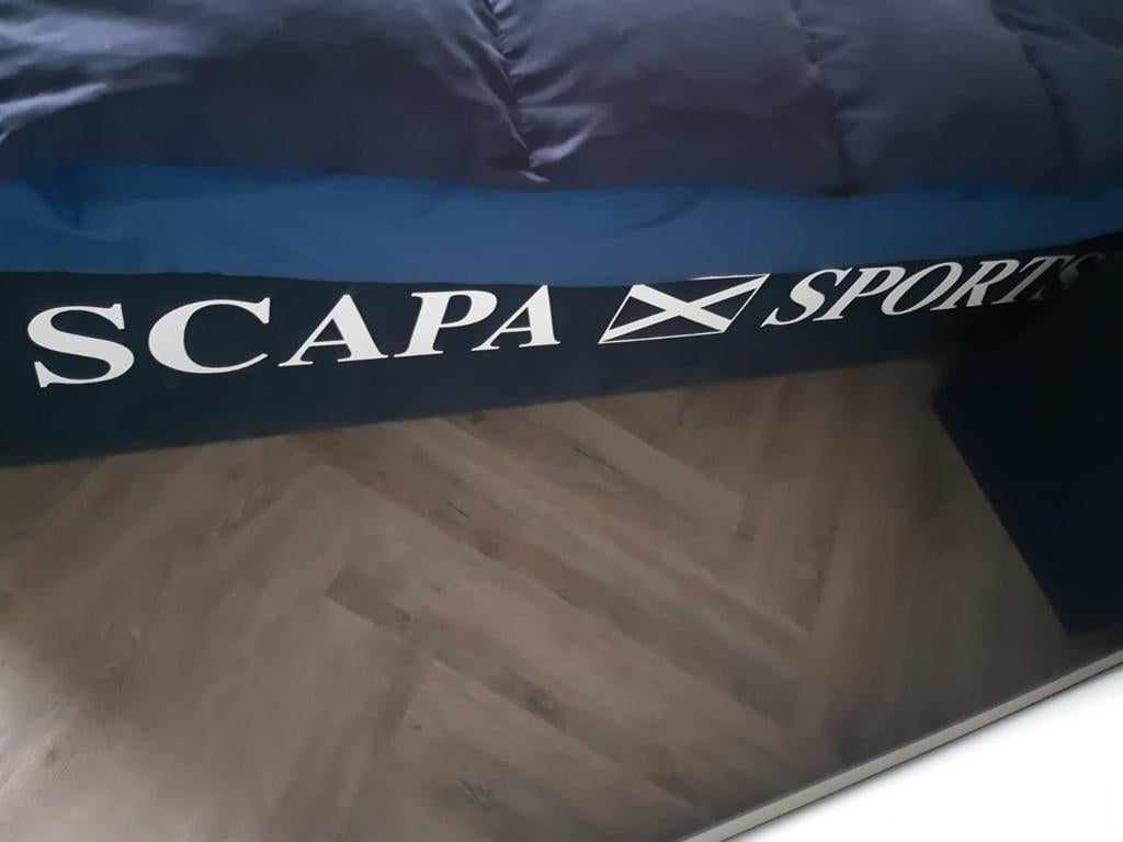 Eenpersoonsbed met Scapa Sports bedrok, Huis en Inrichting, Gebruikt, 90 cm, Eenpersoons, Blauw