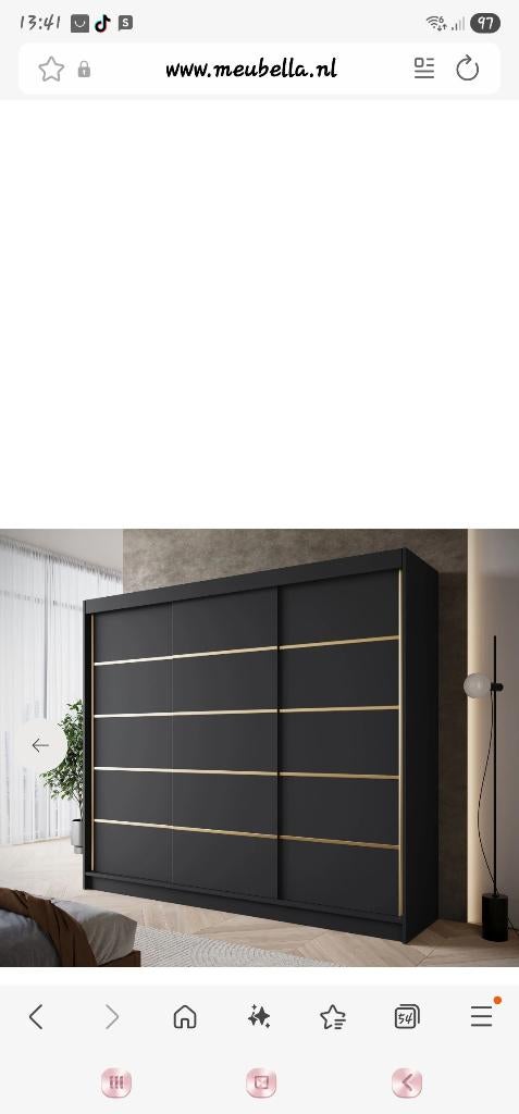 Mooie grote kledingkast, Ophalen, 200 cm of meer, Zo goed als nieuw, 200 cm of meer