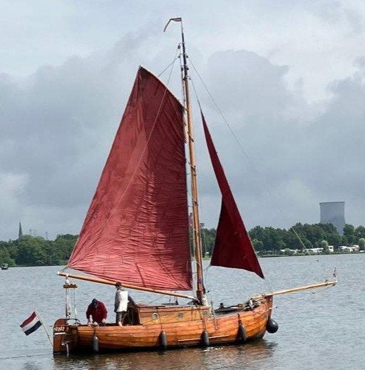 Staverse Jol Zeeleeuw. Varend monument, bouwjaar 1900, Watersport en Boten, Platbodems, 70 cm, Gebruikt, Antifouling, Diesel