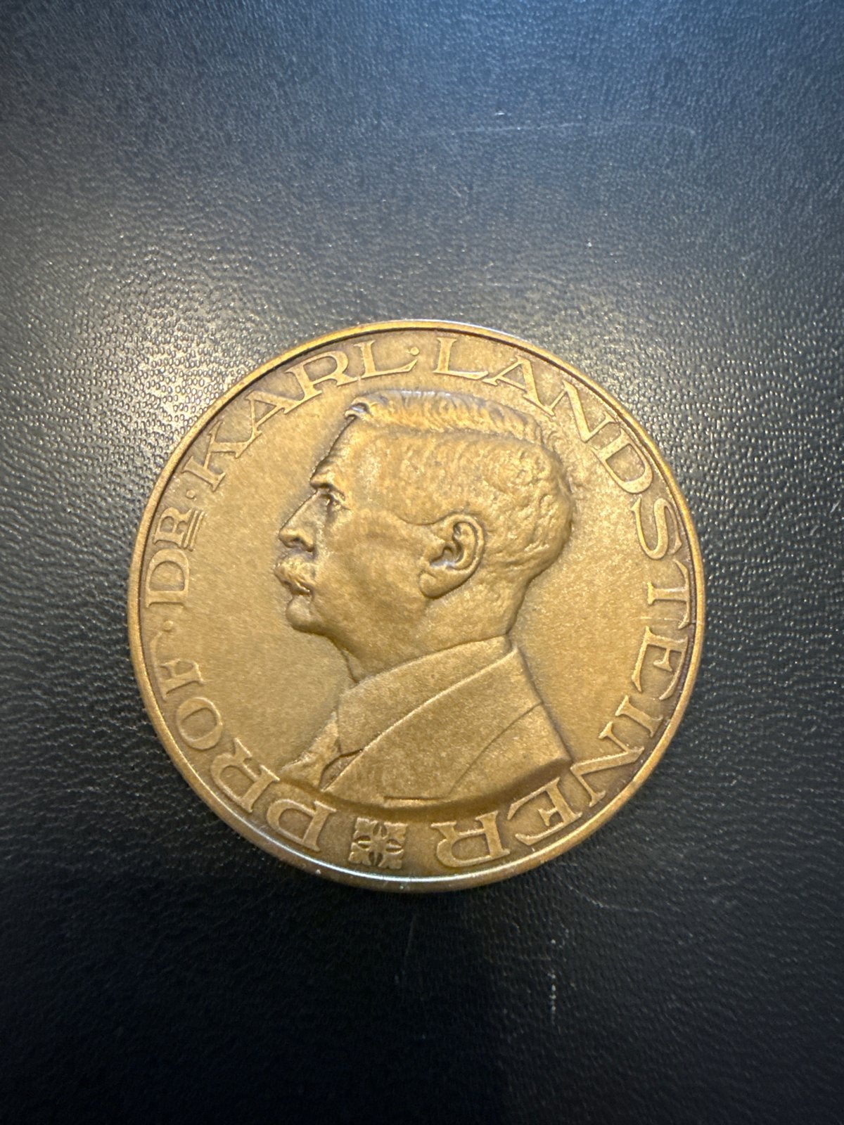 Penning Rode Kruis Dr. Karl Landsteiner, Ophalen of Verzenden, Brons, Nederland