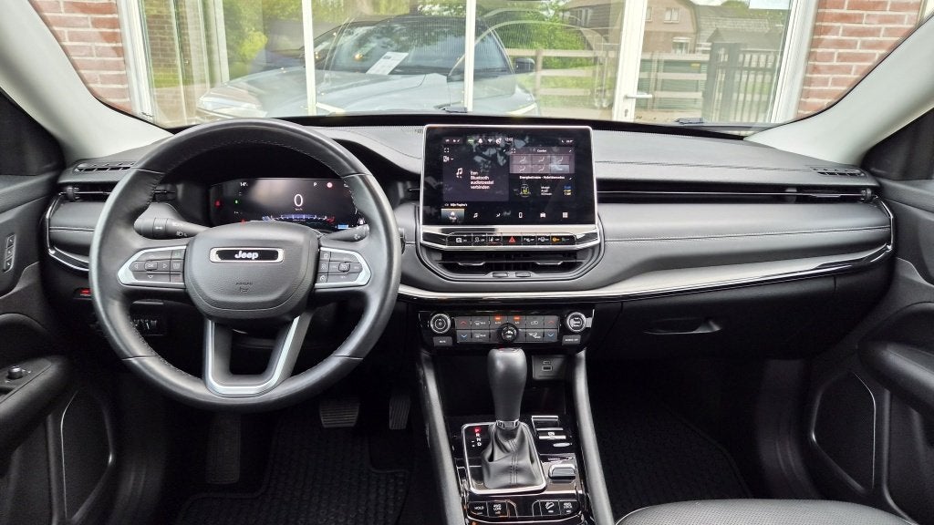 Jeep Compass 4xe 240 Hyb. Summit, Pano, Trekhaak (bj 2024), Auto's, Dealer onderhouden, 4 cilinders, Blauw, Bedrijf